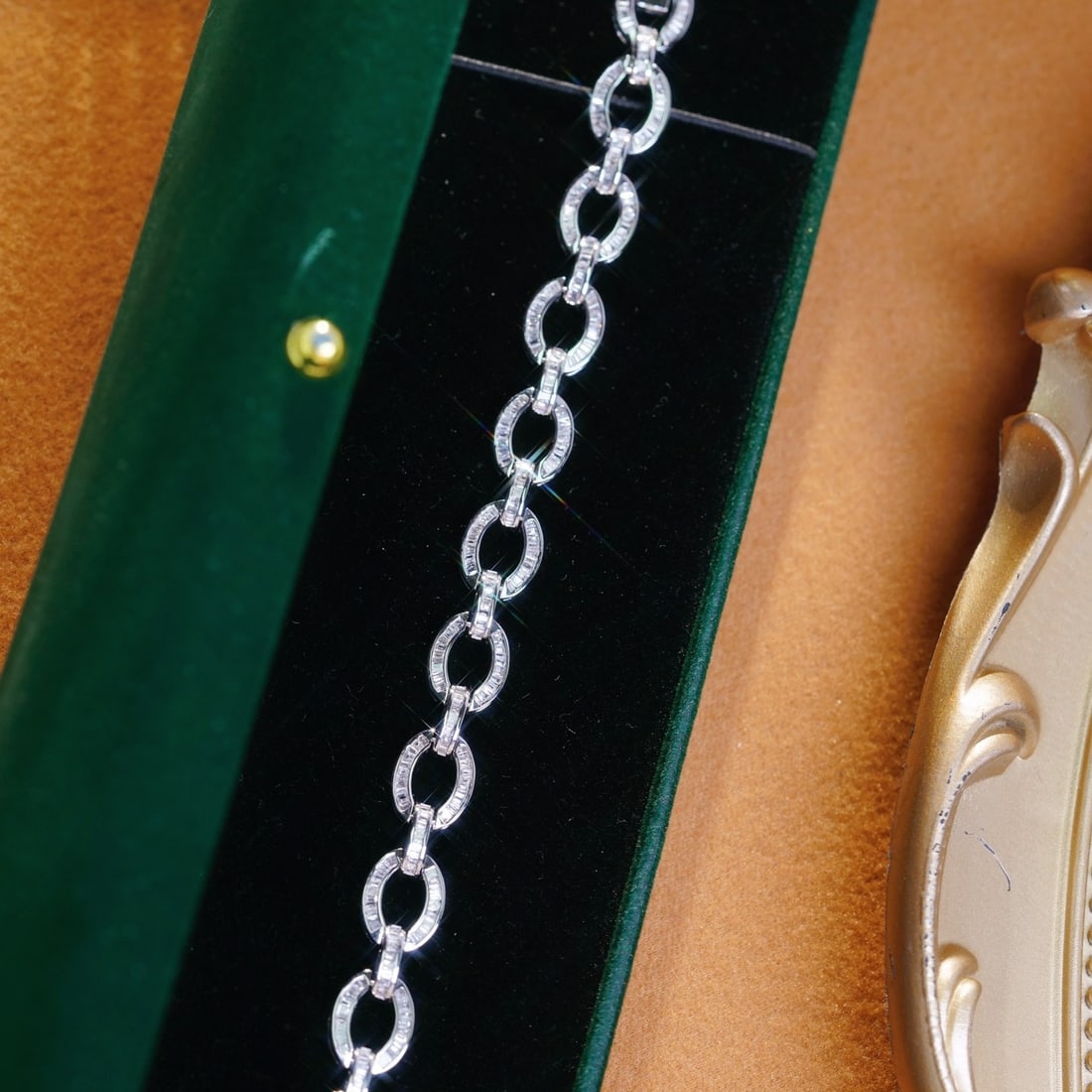 14k Gold 2.10 Ct Natural H Diamond Bracelet - 8