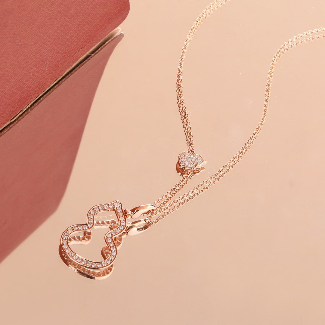 14k Gold 0.28 Ct Natural H Diamond Necklace - 2