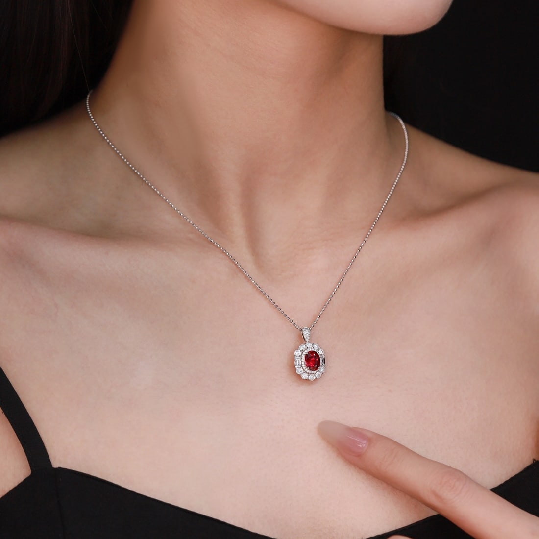 14k Gold 2.89 Ctw Natural Ruby & Diamond Ring/pendant( Without Chain ) - 5