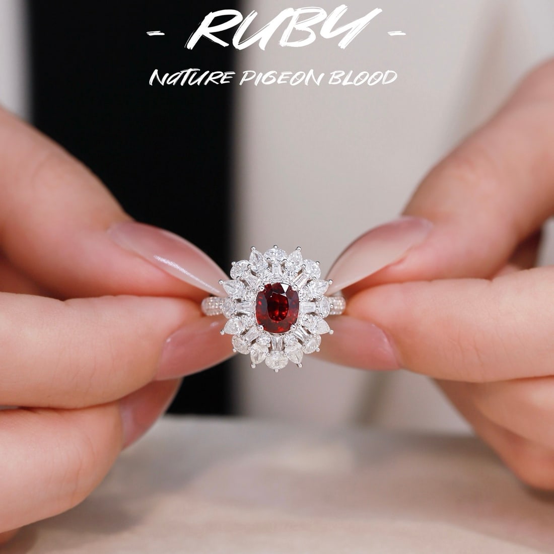 14k Gold 3.24 Ctw Natural Ruby & Diamond Ring/pendant( Without Chain ): Ref:231092112 // gold content:14k gold // ring size:7. 25us // // main gemstone:ruby // shape:cushion // carat weight:1. 49ct // color:pigeonblood red // treatment:natural // // adjacent gemstone 2 : 