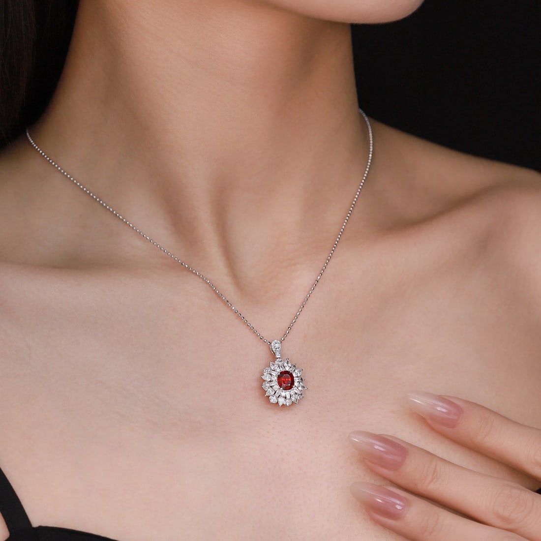 14k Gold 3.24 Ctw Natural Ruby & Diamond Ring/pendant( Without Chain ) - 8