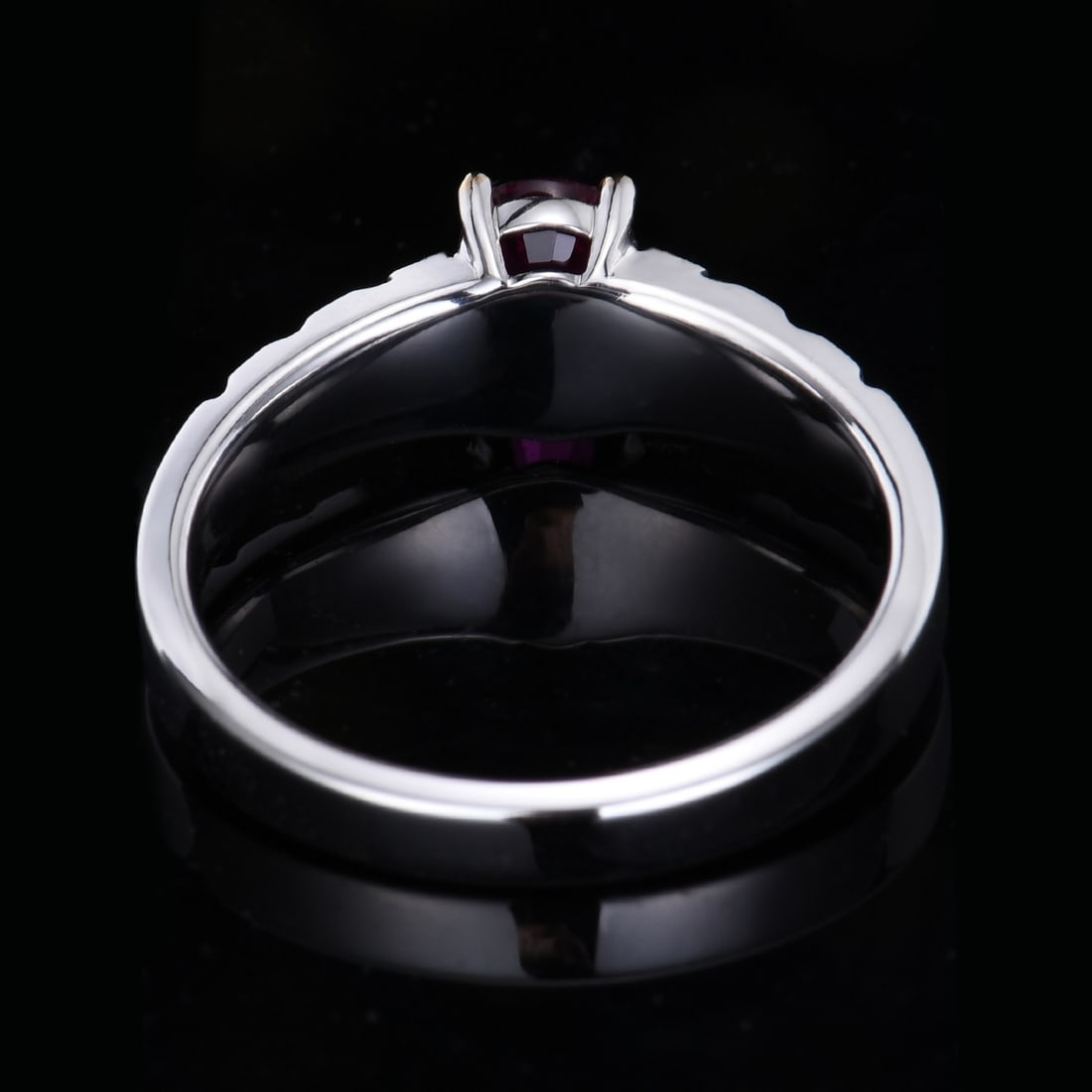 14k Gold 1.13 Ctw Natural Ruby & Diamond Ring - 3
