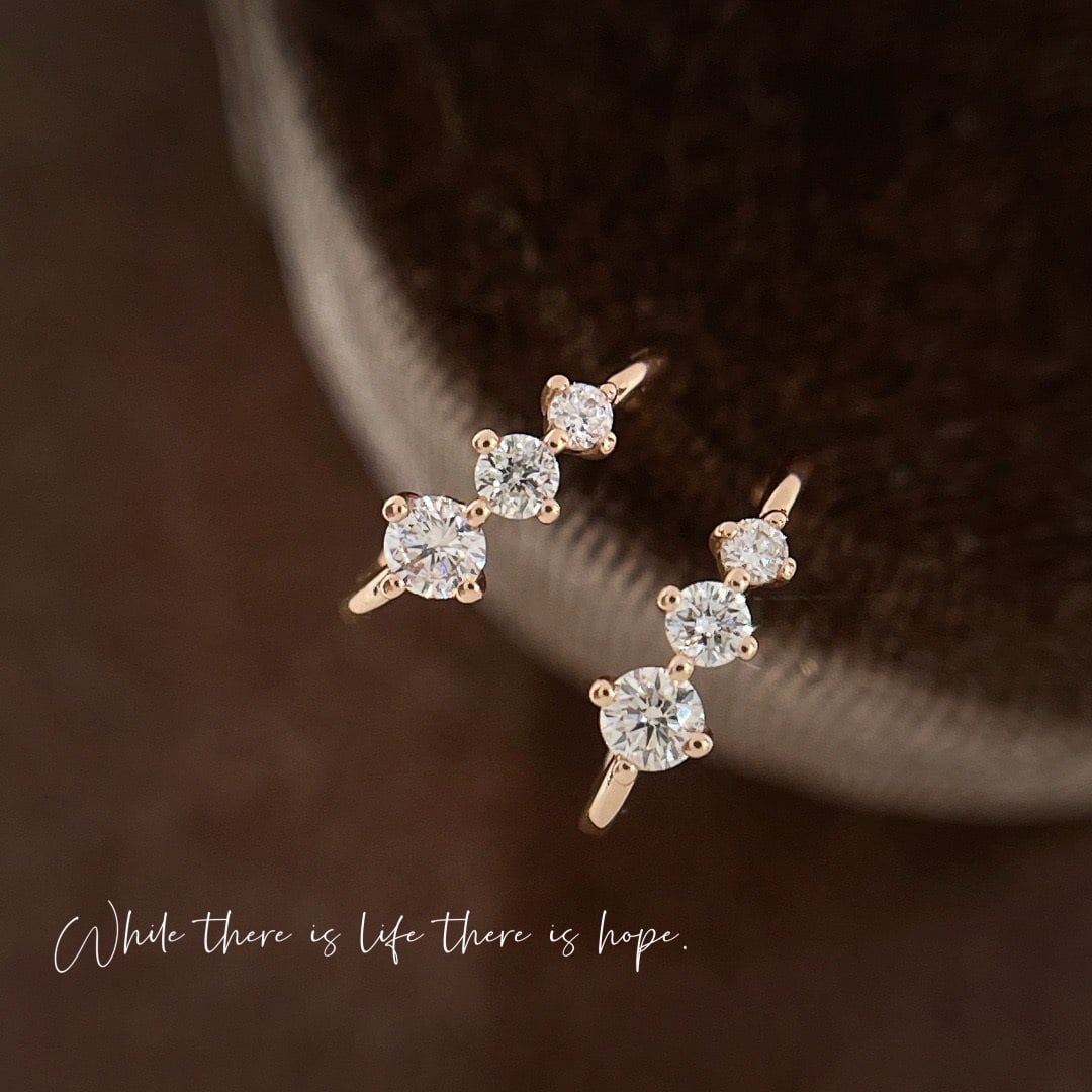 14k Gold 0.36 Ct Natural H Diamond Earrings: Ref:231092286 // gold content:14k gold // main gemstone:diamond // shape:round // carat weight:0. 36ct // clarity grade:vs-si // color:h // treatment:natural // cut grade:g // Condition: New Low