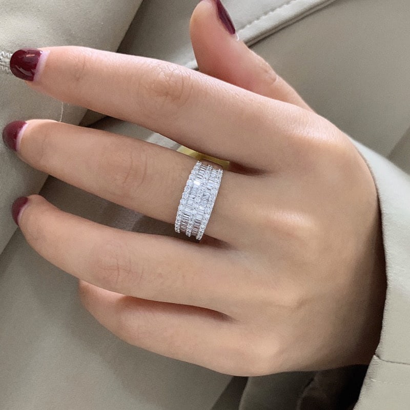 14k Gold 1 Ct Natural H Diamond Ring - 3