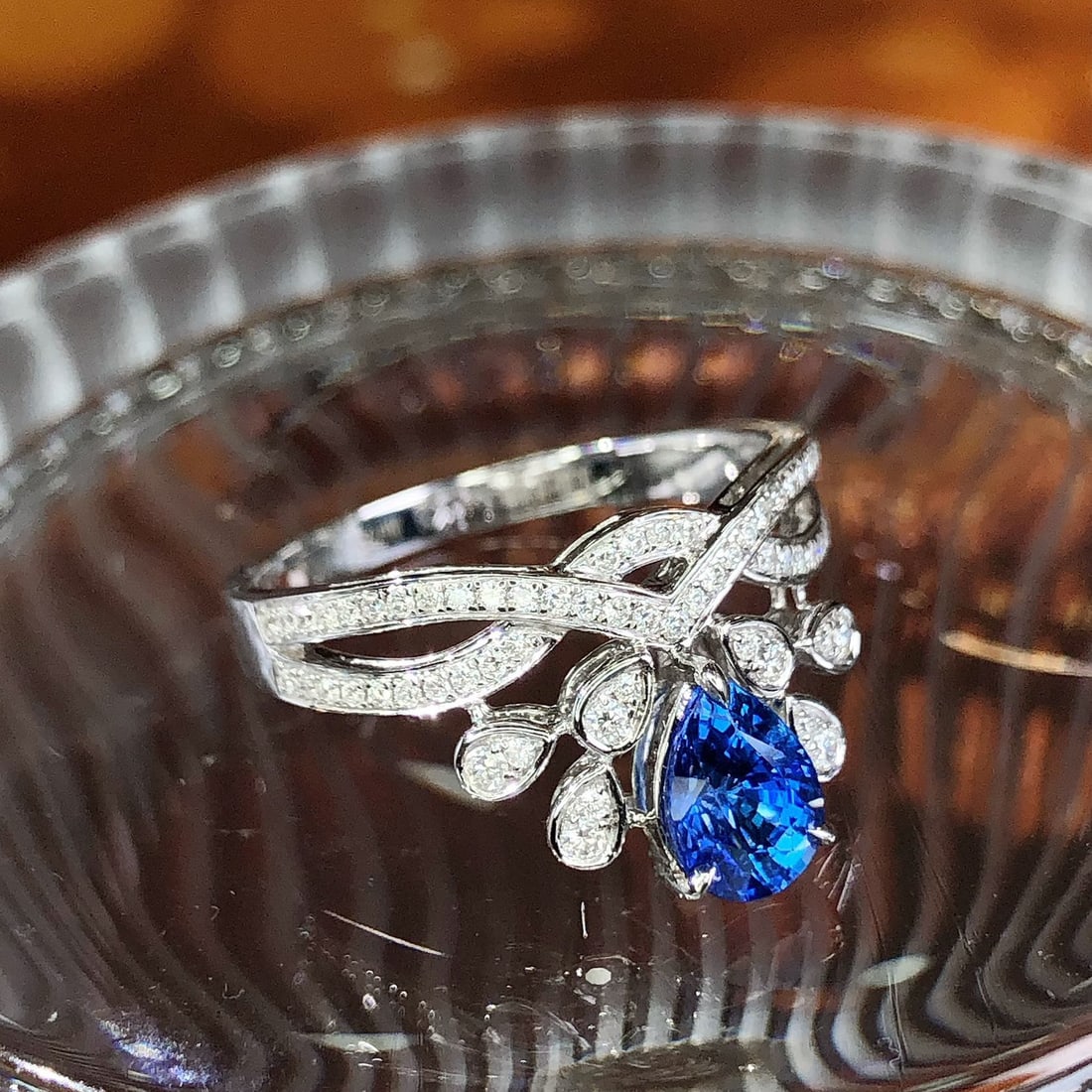 14k Gold 1.24 Ctw Natural Sapphire & Diamond Ring - 5