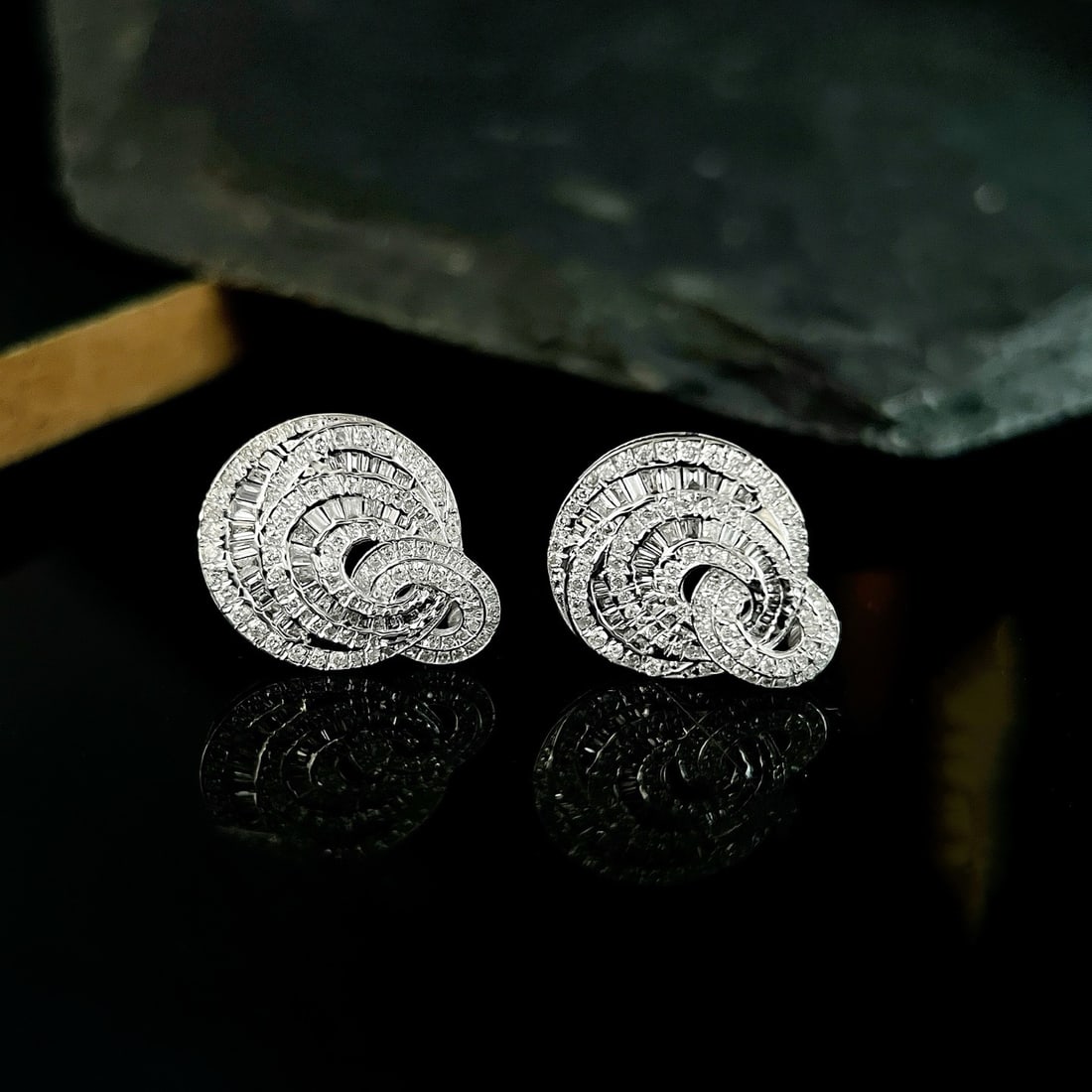 14k Gold 1.62 Ctw Natural H Diamond Jewelry Set - 2