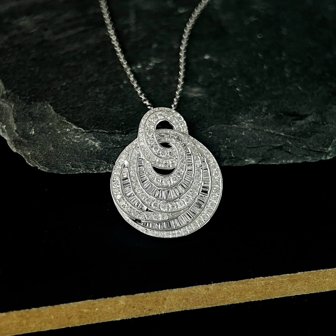 14k Gold 1.62 Ctw Natural H Diamond Jewelry Set - 3