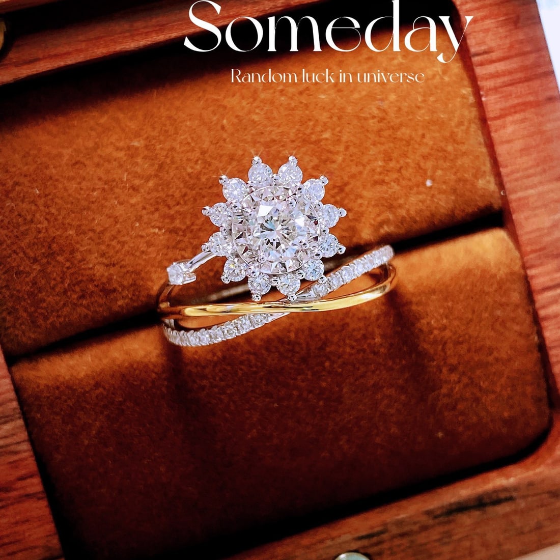 14k Gold 0.3 Ct Natural H Diamond Ring - 5