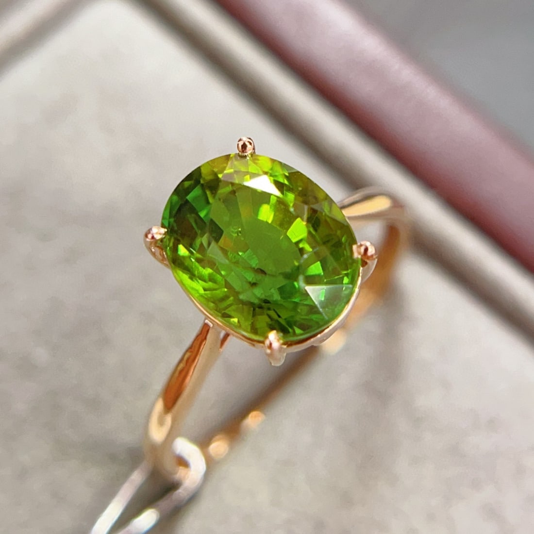 14k Gold 3.25 Ct Natural Tourmaline Ring - 2