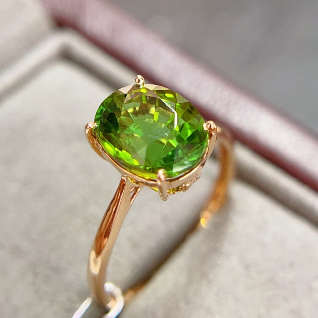14k Gold 3.25 Ct Natural Tourmaline Ring - 3