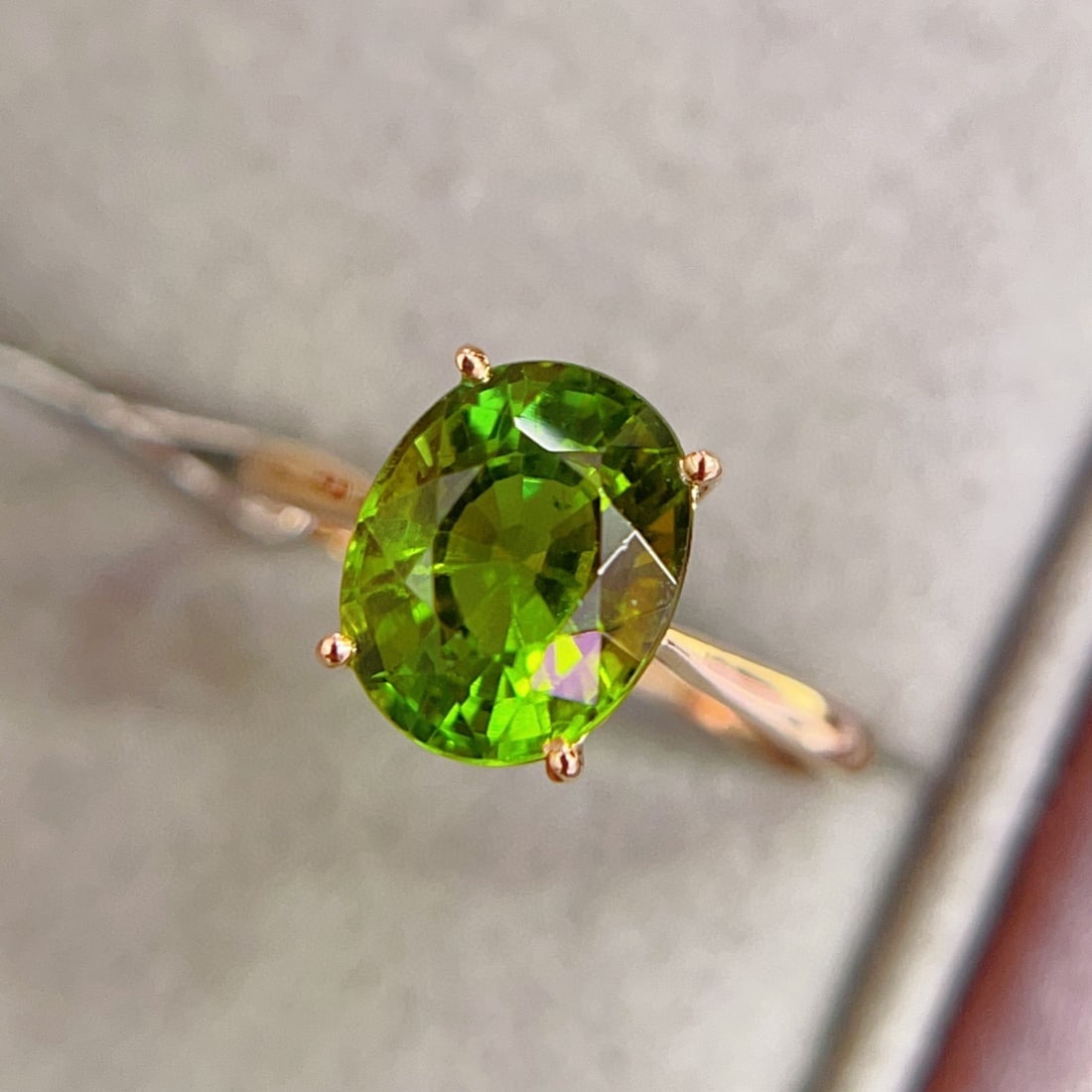 14k Gold 3.25 Ct Natural Tourmaline Ring - 4