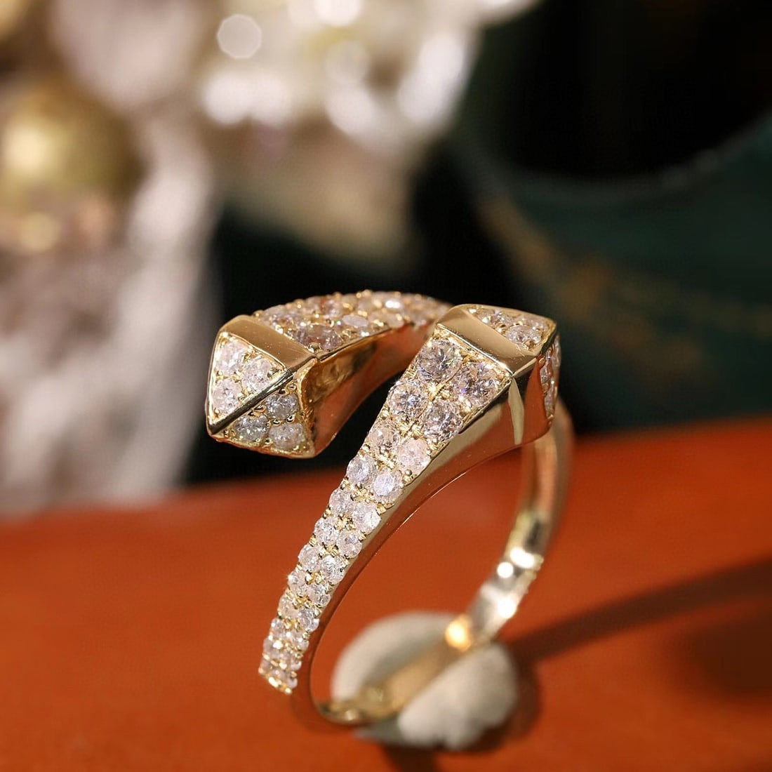 14k Gold 1.00 Ct Natural H Diamond Ring - 2