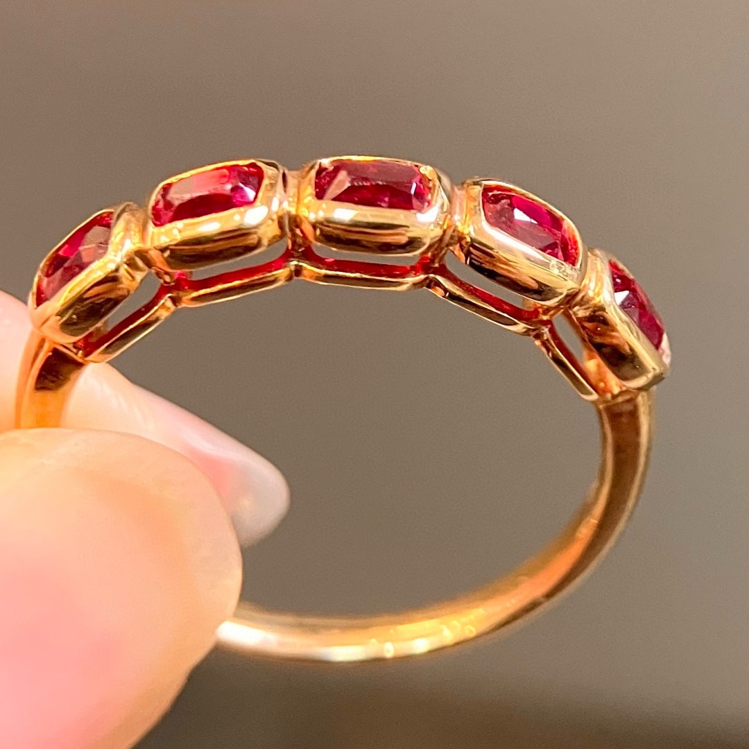 14k Gold 1.09 Ct Natural Spinel Ring - 3
