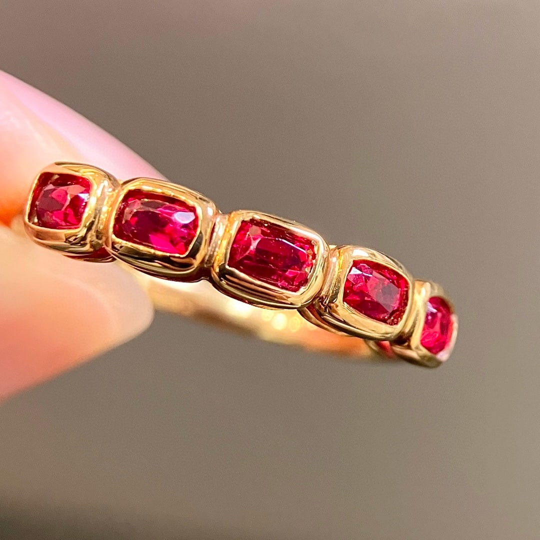 14k Gold 1.09 Ct Natural Spinel Ring - 4