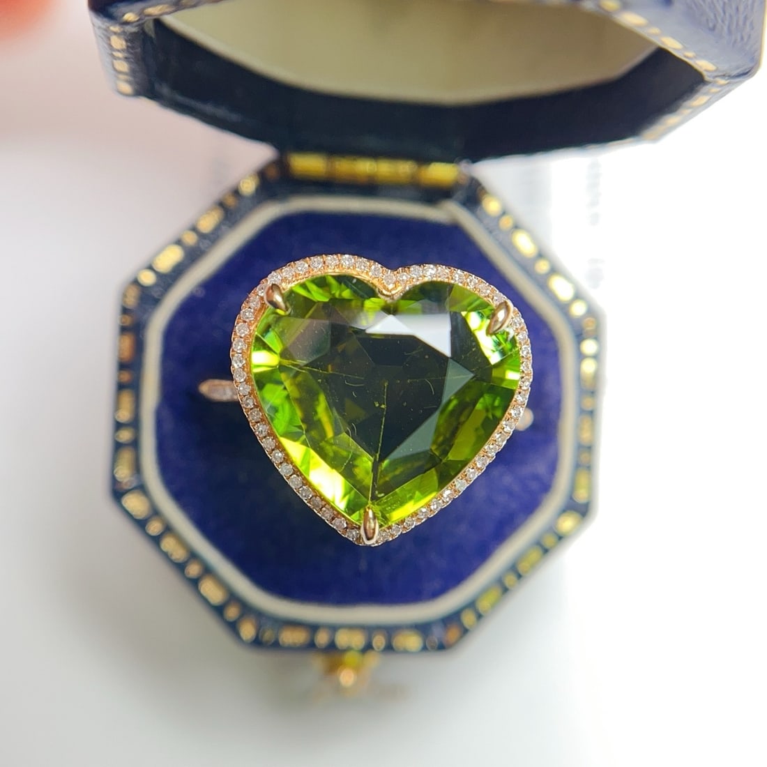 14k Gold 5.20 Ct Natural Tourmaline & Diamond Ring - 2