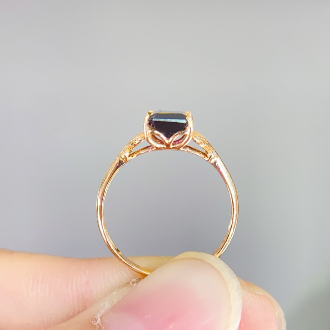14k Gold 1.9 Ct Natural Tourmaline & Diamond Ring - 5