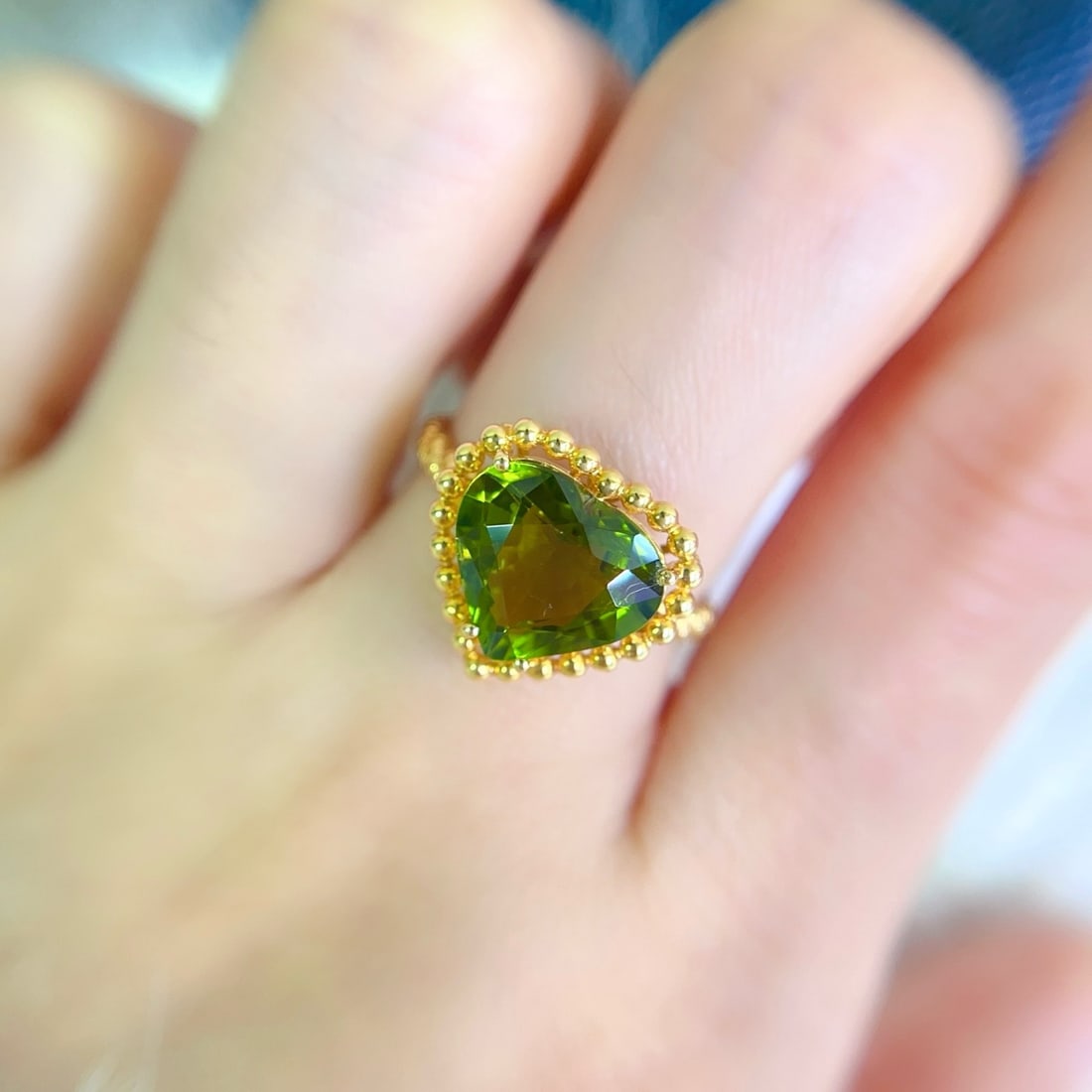 14k Gold 3.90 Ct Natural Tourmaline Ring - 6