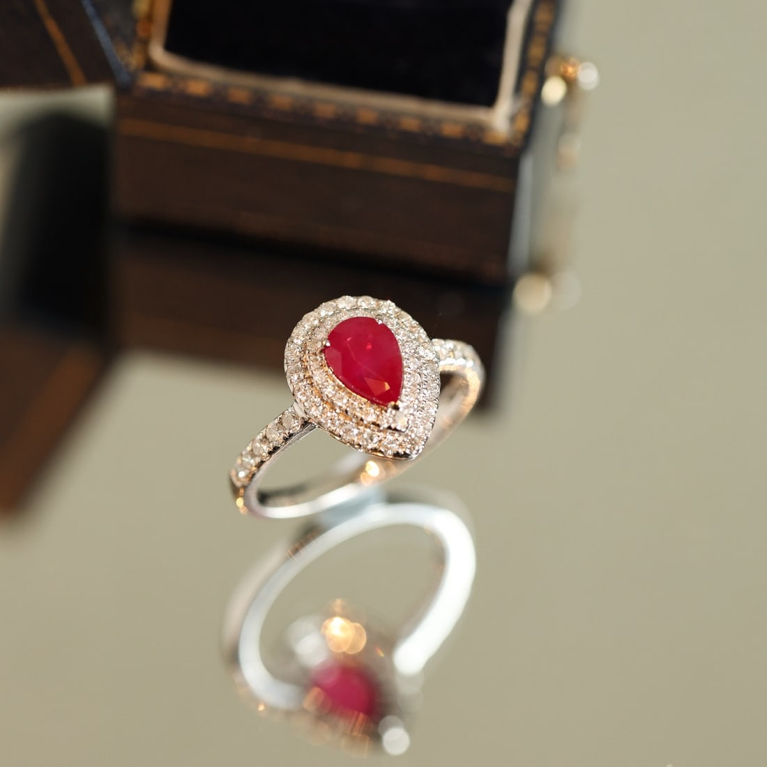 14k Gold 1.66 Ctw Natural Ruby & Diamond Ring - 3