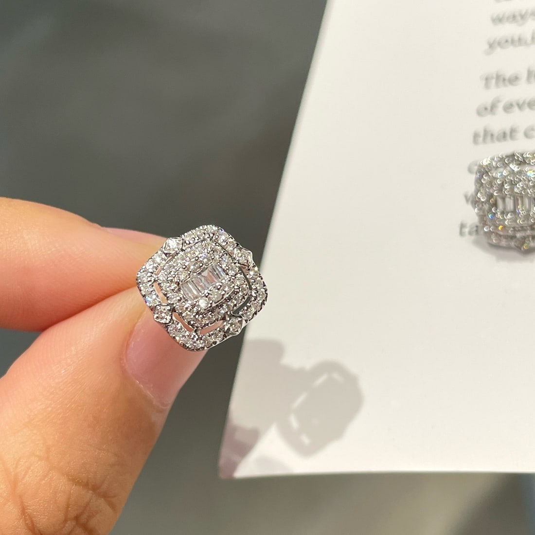14k Gold 0.50 Ct Natural H Diamond Earrings - 4