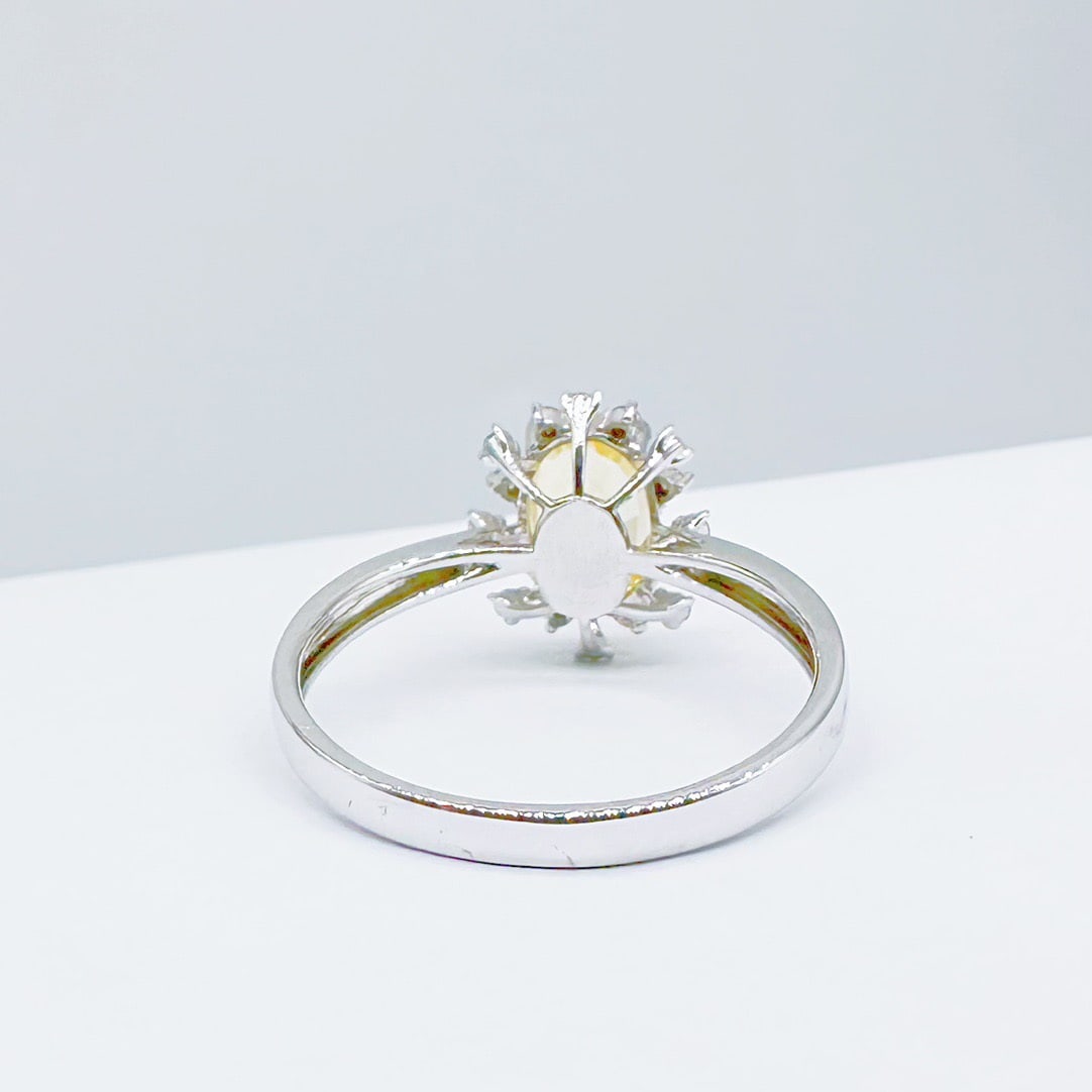 14k Gold 1.76 Ctw Natural Sapphire & Diamond Ring - 4