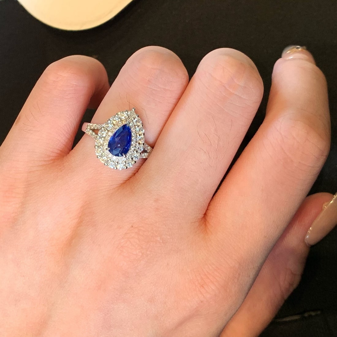 14k Gold 2.42 Ctw Natural Sapphire & Diamond Ring - 5