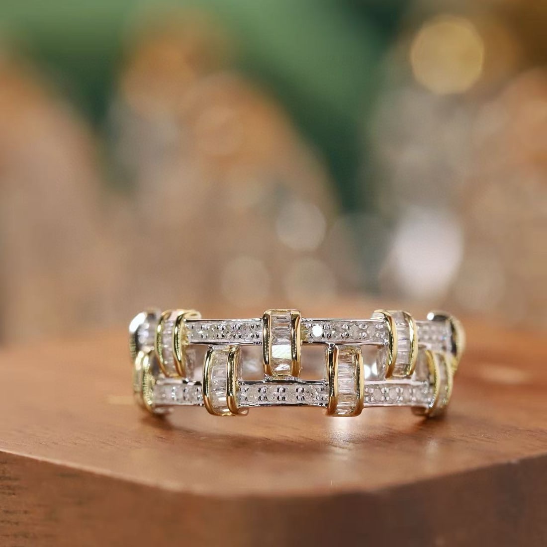 14k Gold 0.45 Ct Natural H Diamond Ring