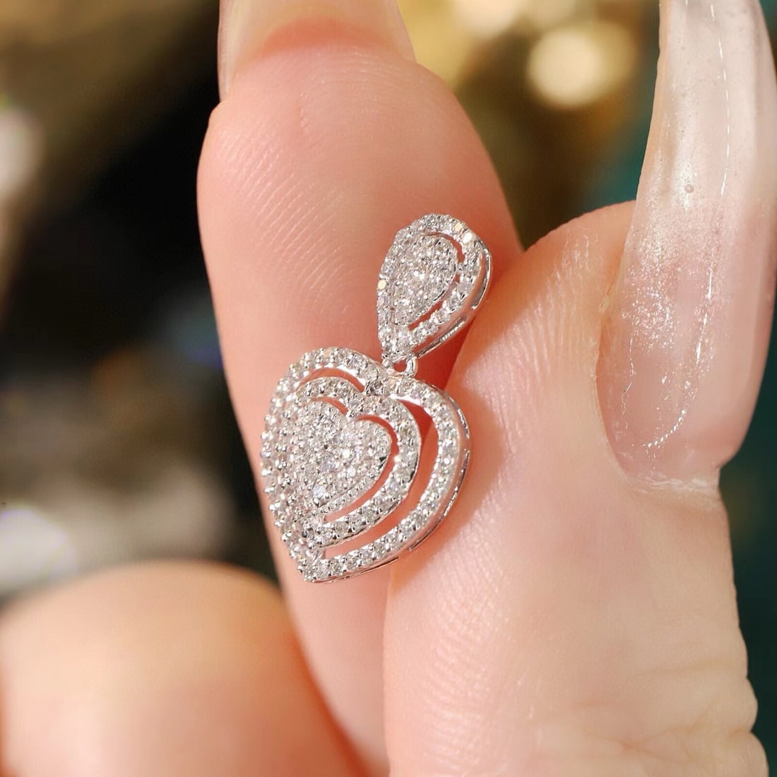 14k Gold 0.50 Ct Natural H Diamond Earrings - 7