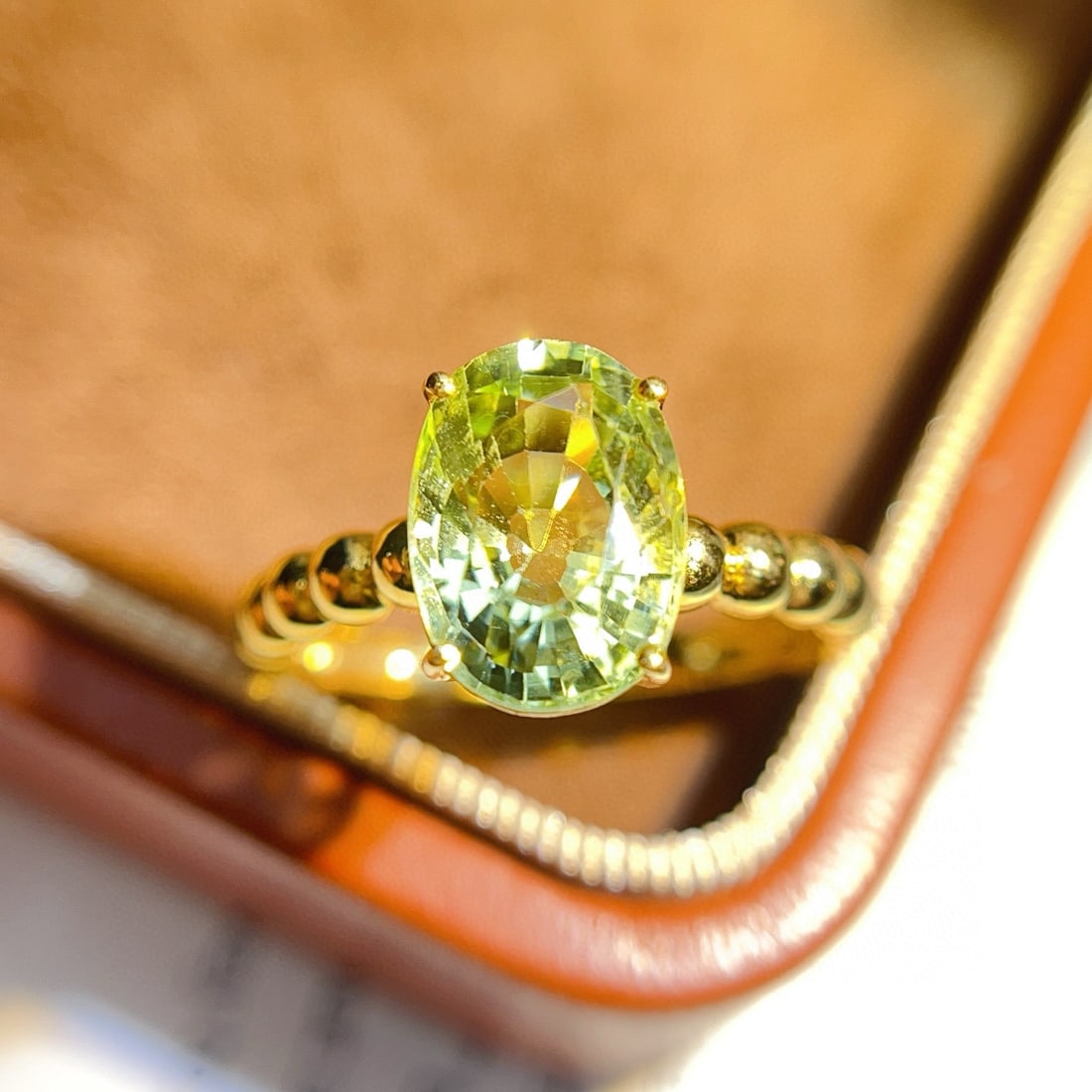 14k Gold 3.15 Ct Natural Tourmaline Ring