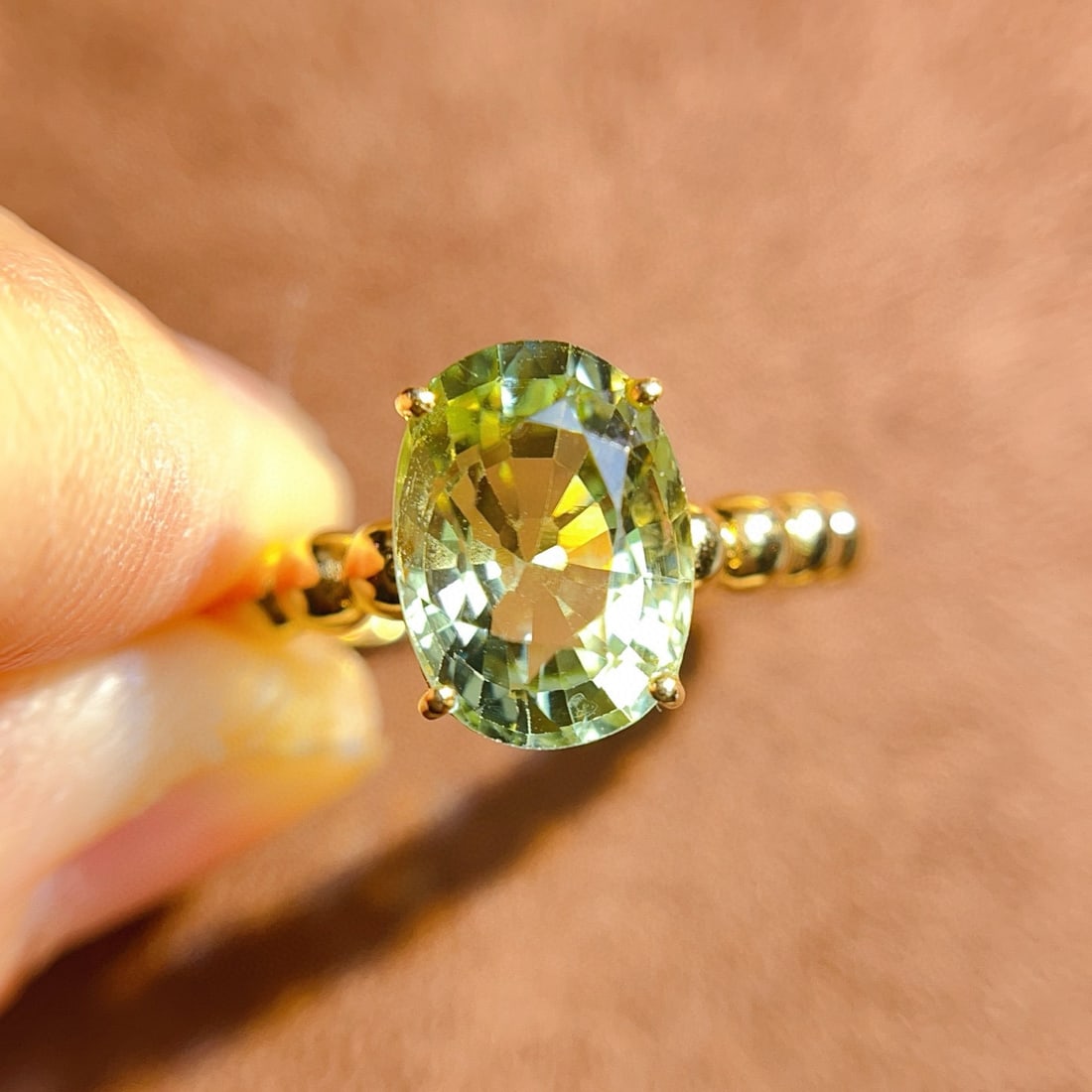 14k Gold 3.15 Ct Natural Tourmaline Ring - 4