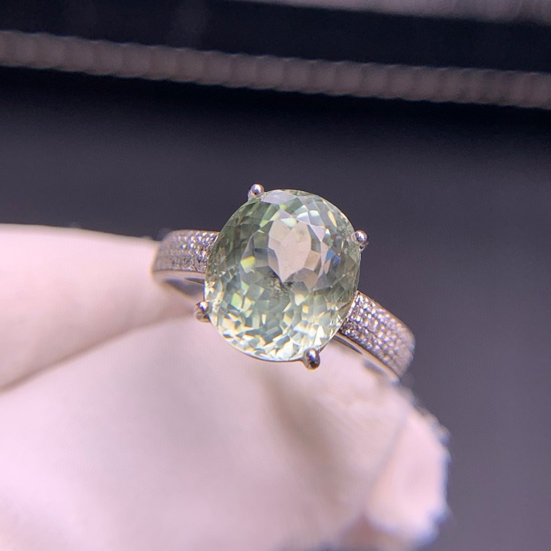 14k Gold 4.3 Ct Natural Tourmaline & Diamond Ring - 3