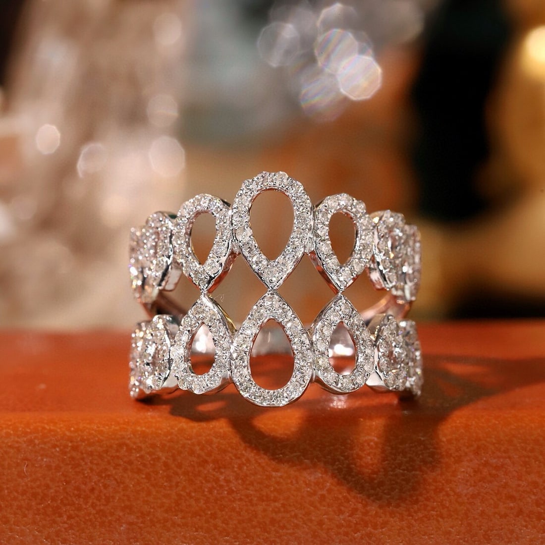 14k Gold 0.88 Ct Natural H Diamond Ring: Ref:231097246 // gold content:14k gold // ring size:7. 25us // // main gemstone:diamond // shape:round // carat weight:0. 88ct // clarity grade:vs-si // color:h // treatment:natural // cut grade:g //