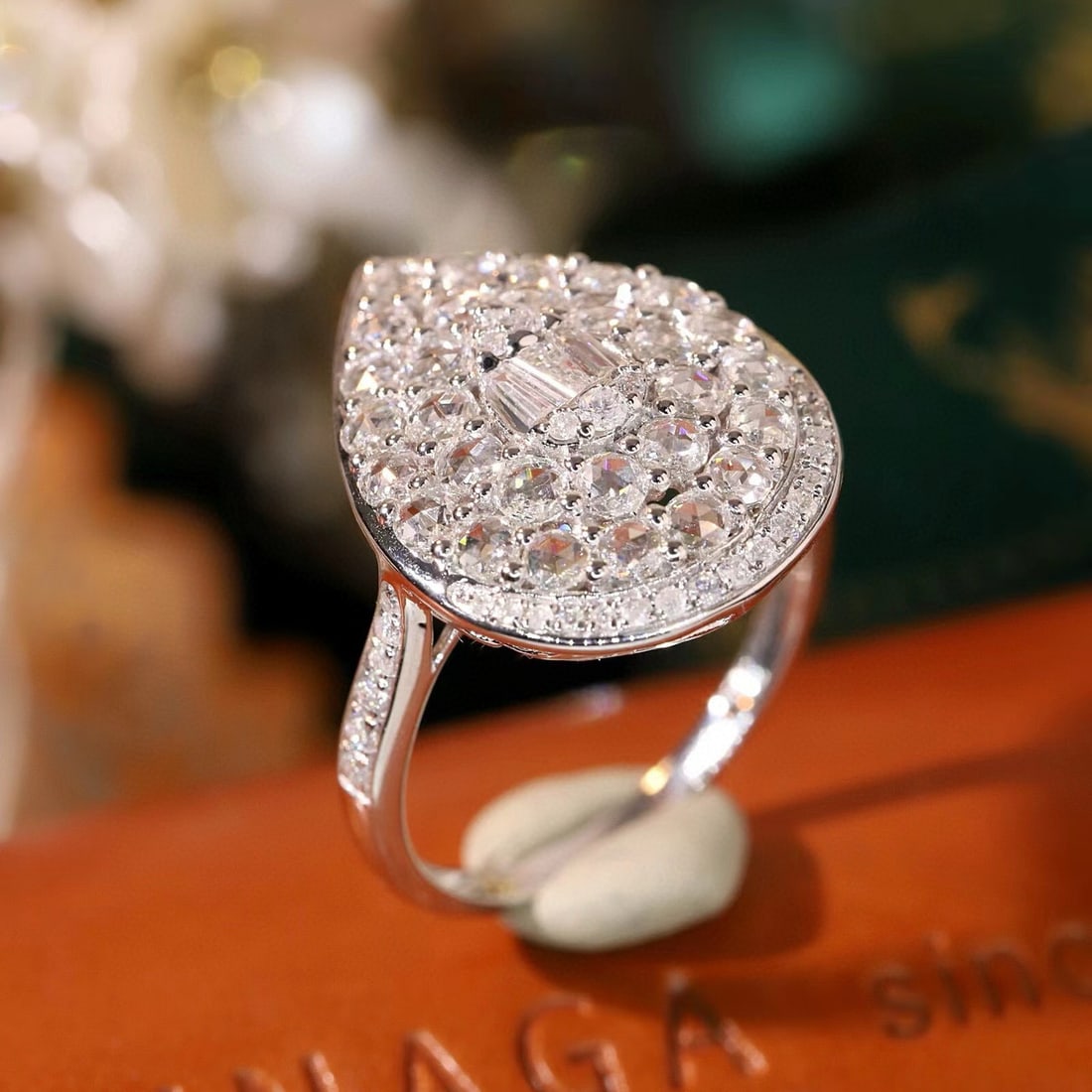 14k Gold 1.1 Ct Natural H Diamond Ring - 4