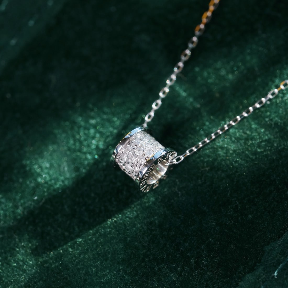 14k Gold 0.30 Ct Natural H Diamond Necklace