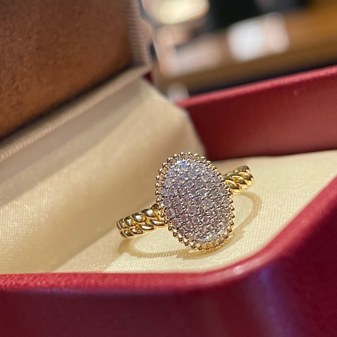 14k Gold 0.30 Ct Natural H Diamond Ring