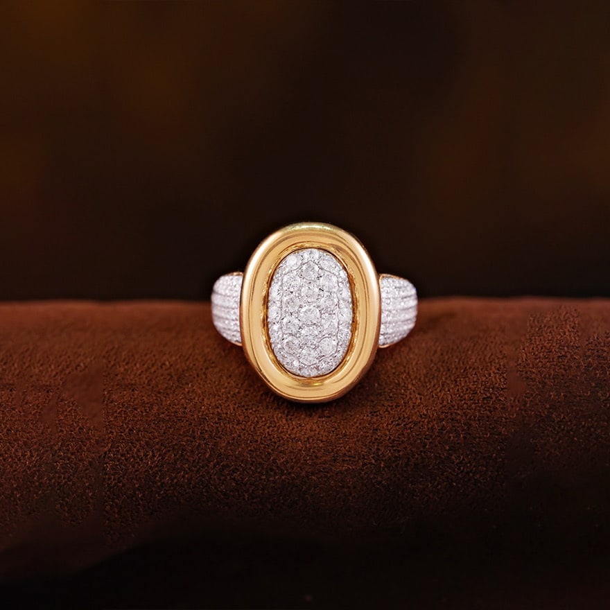 14k Gold 1.2 Ct Natural H Diamond Ring