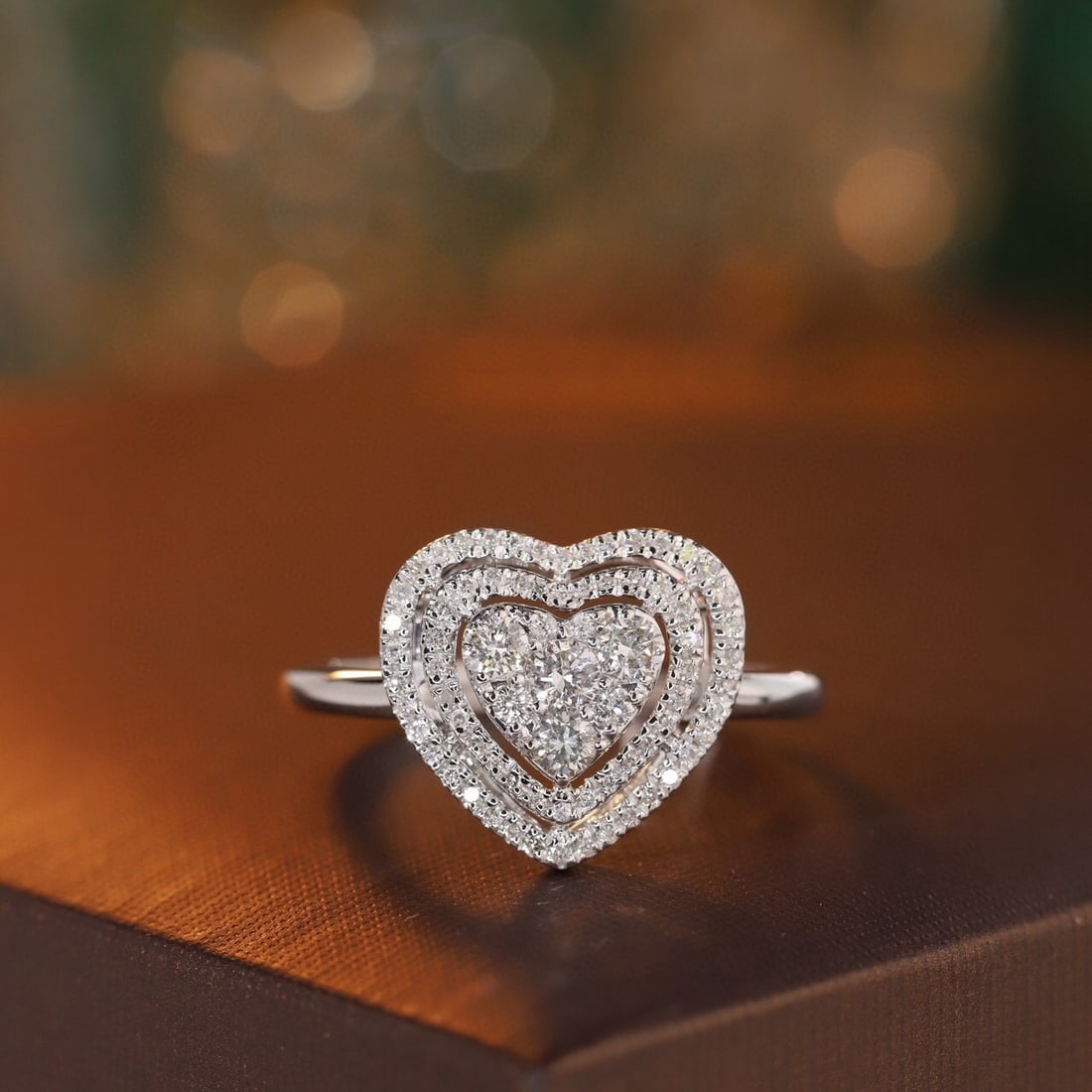 14k Gold 0.46 Ct Natural H Diamond Ring: Ref:231098305 // gold content:14k gold // ring size:7. 25us // // main gemstone:diamond // shape:round // carat weight:0. 46ct // clarity grade:vs-si // color:h // treatment:natural // cut grade:g //