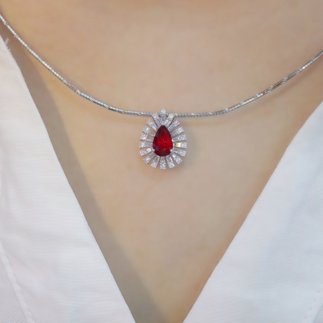 14k Gold 1.65 Ctw Natural Ruby & Diamond Ring/pendant( Without Chain ) - 8