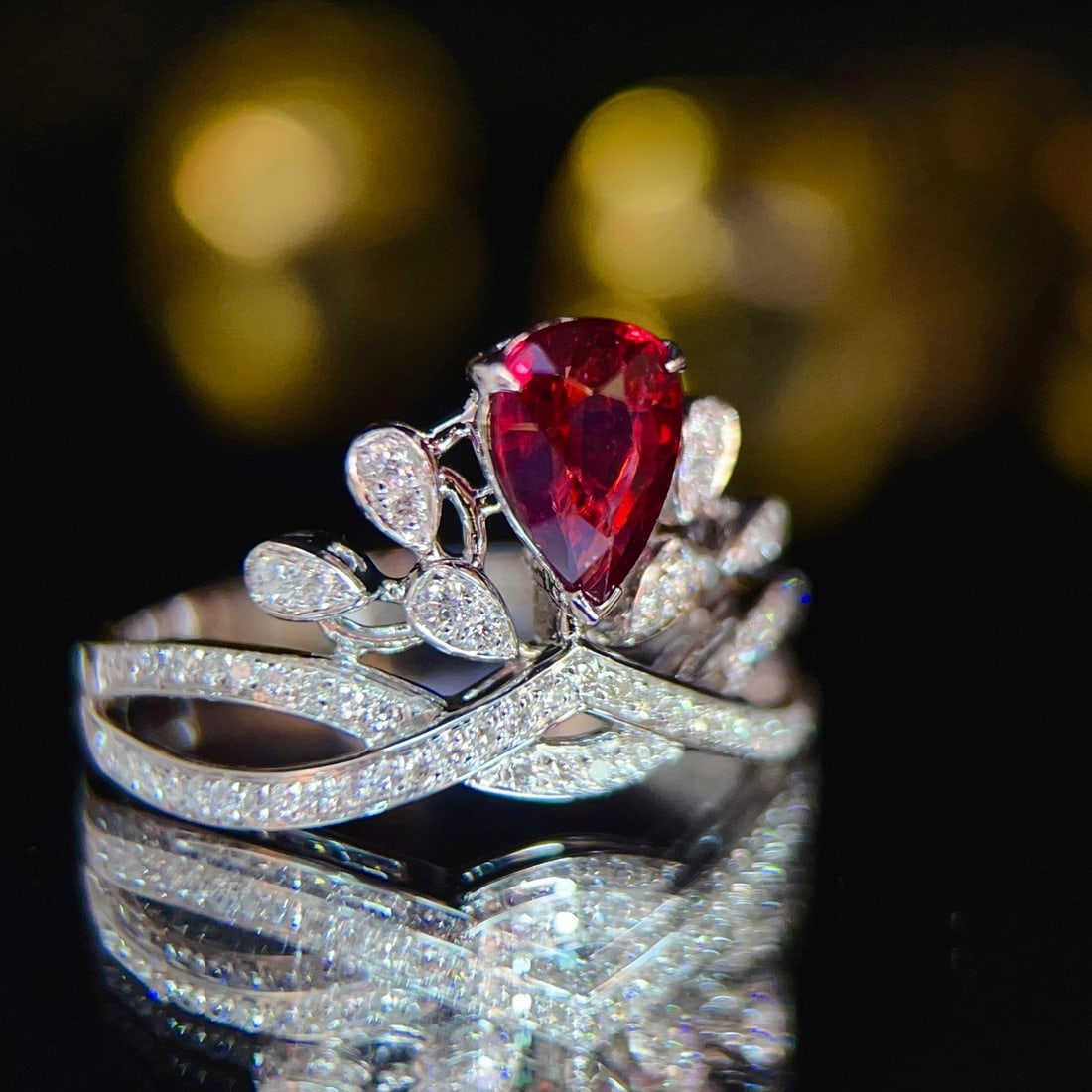 14k Gold 1.27 Ctw Natural Ruby & Diamond Ring - 4