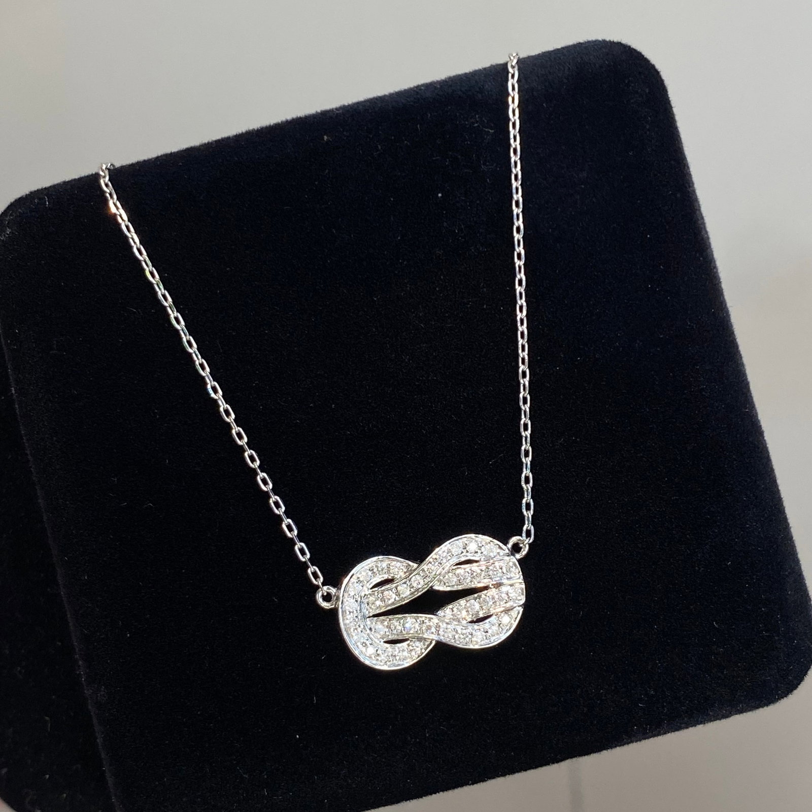 14k Gold 0.2 Ct Natural H Diamond Necklace - 3