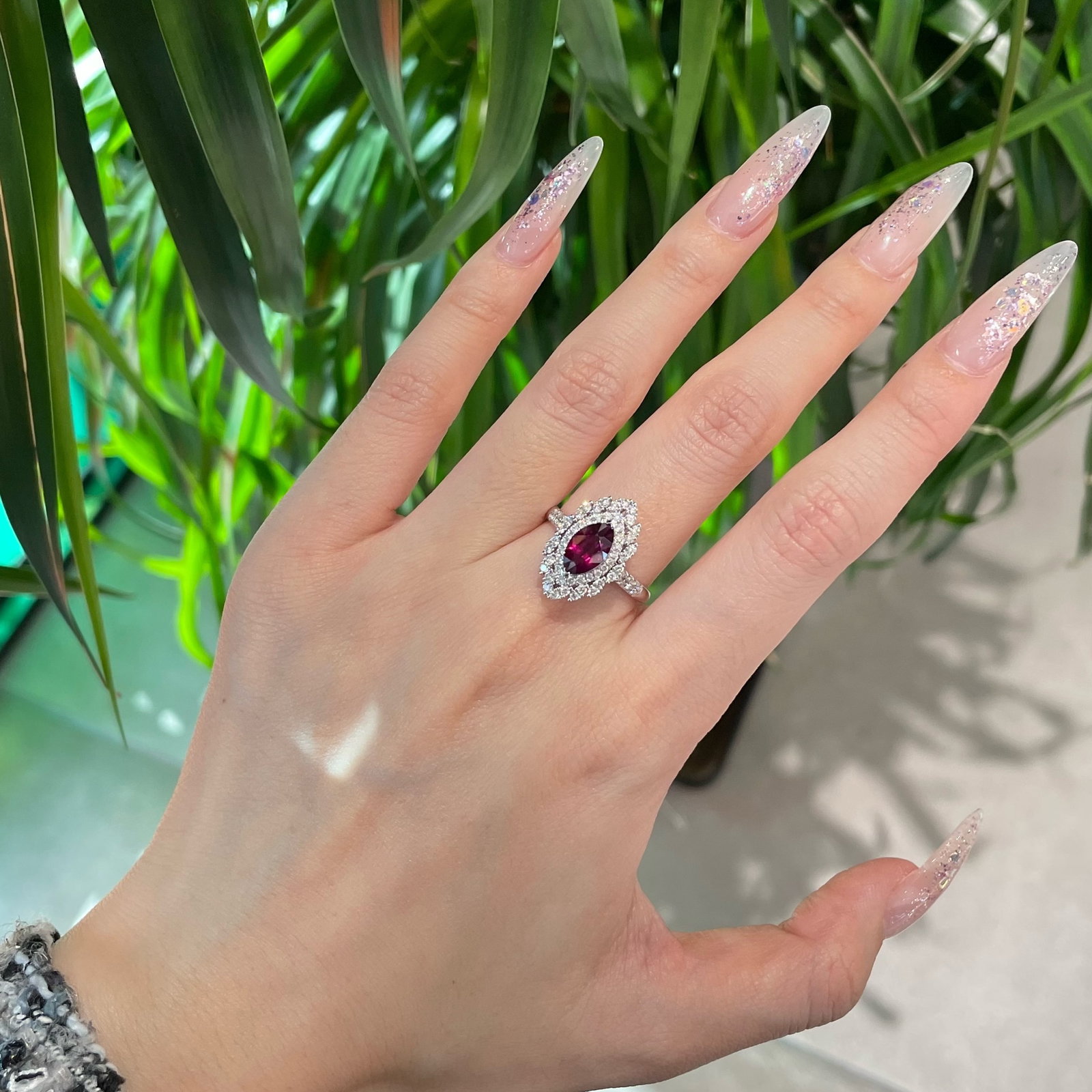 14k Gold 1.45 Ct Natural Ruby & Diamond Ring/pendant( Without Chain ) - 4