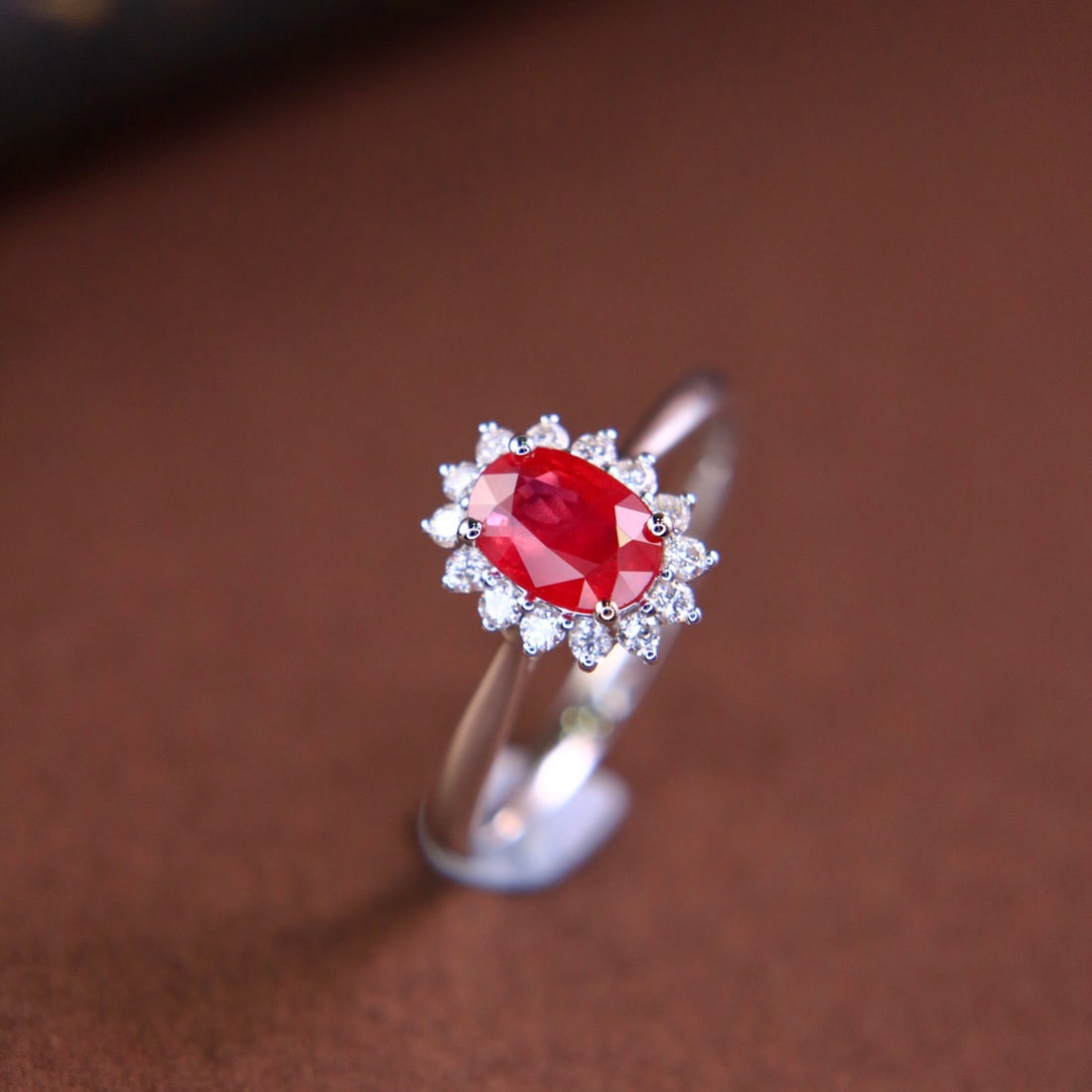 14k Gold 1.26 Ctw Natural Ruby & Diamond Ring - 3