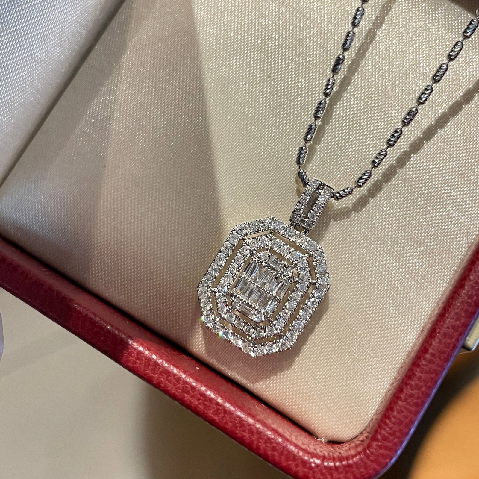 14k Gold 0.55 Ct Natural H Diamond Pendant( Without Chain ) - 4