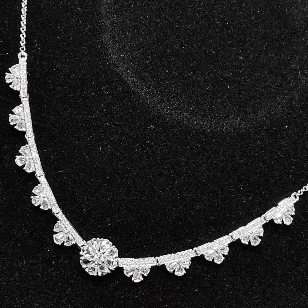 14k Gold 3.85 Ctw Natural Diamond & Emerald Jewelry Set - 5
