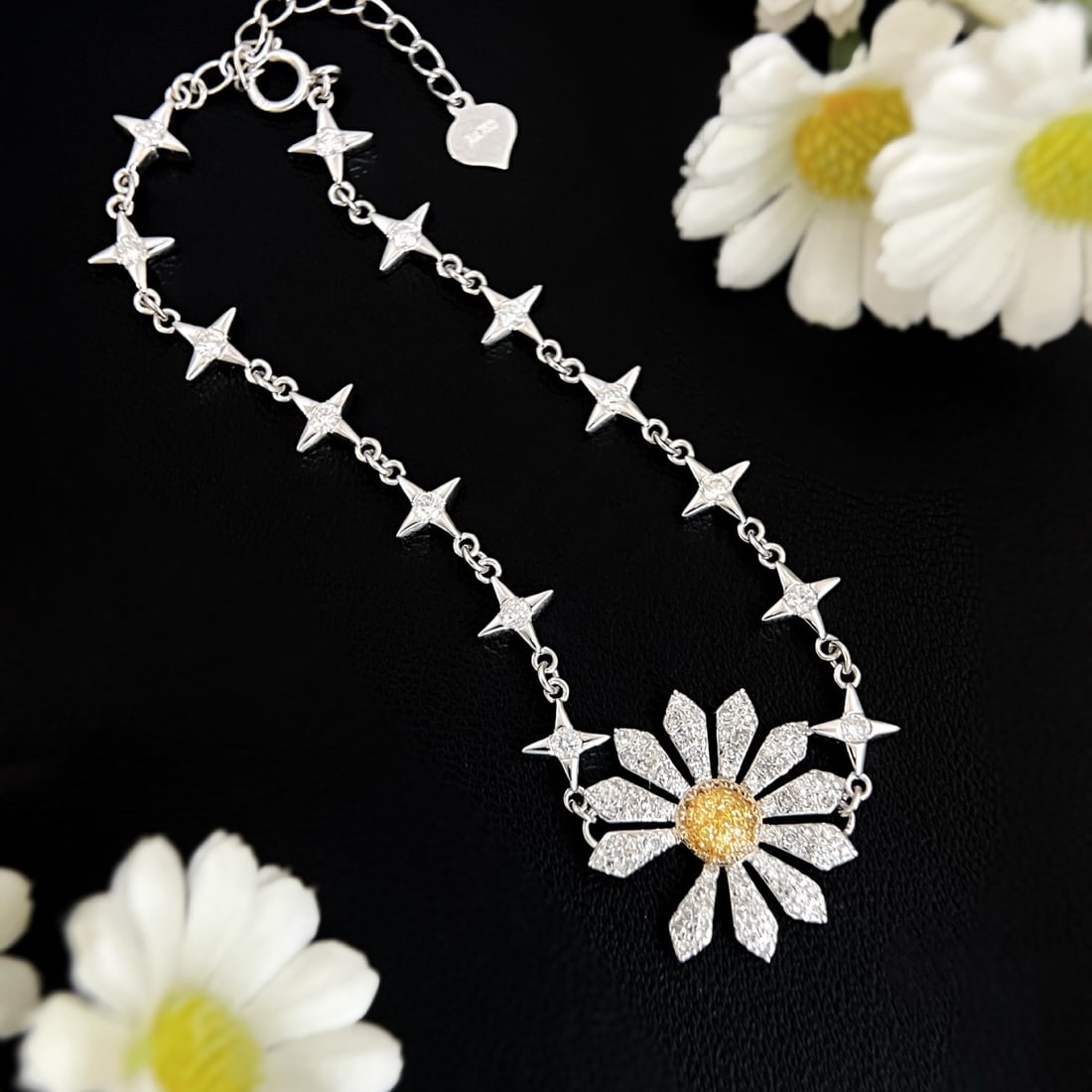 14k Gold 1 Ct Natural H Diamond Bracelet - 2