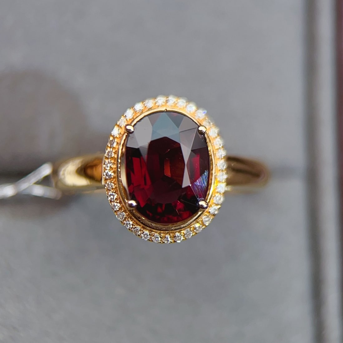 14k Gold 2.06 Ctw Natural Tourmaline & Diamond Ring - 2