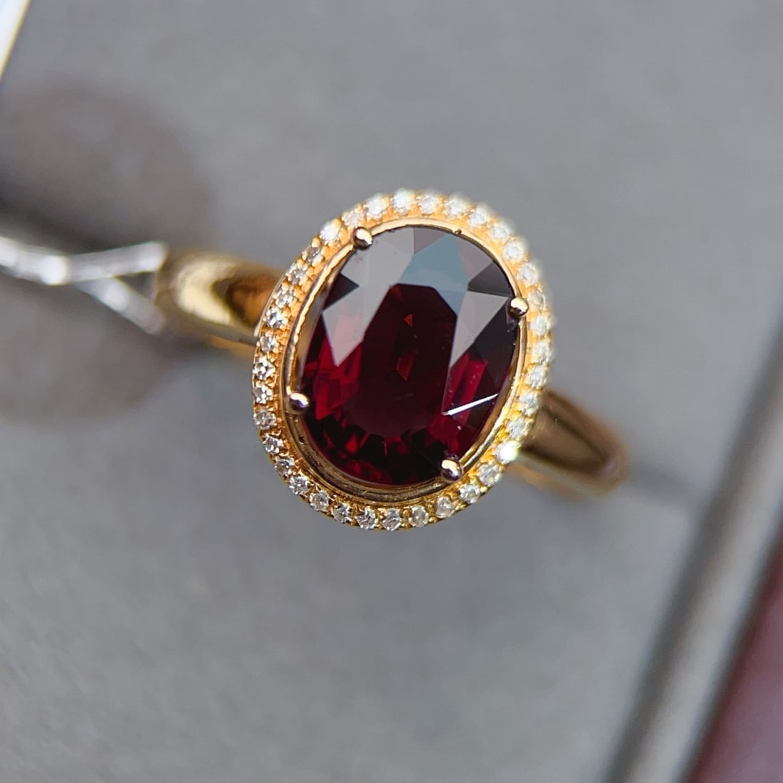 14k Gold 2.06 Ctw Natural Tourmaline & Diamond Ring - 3