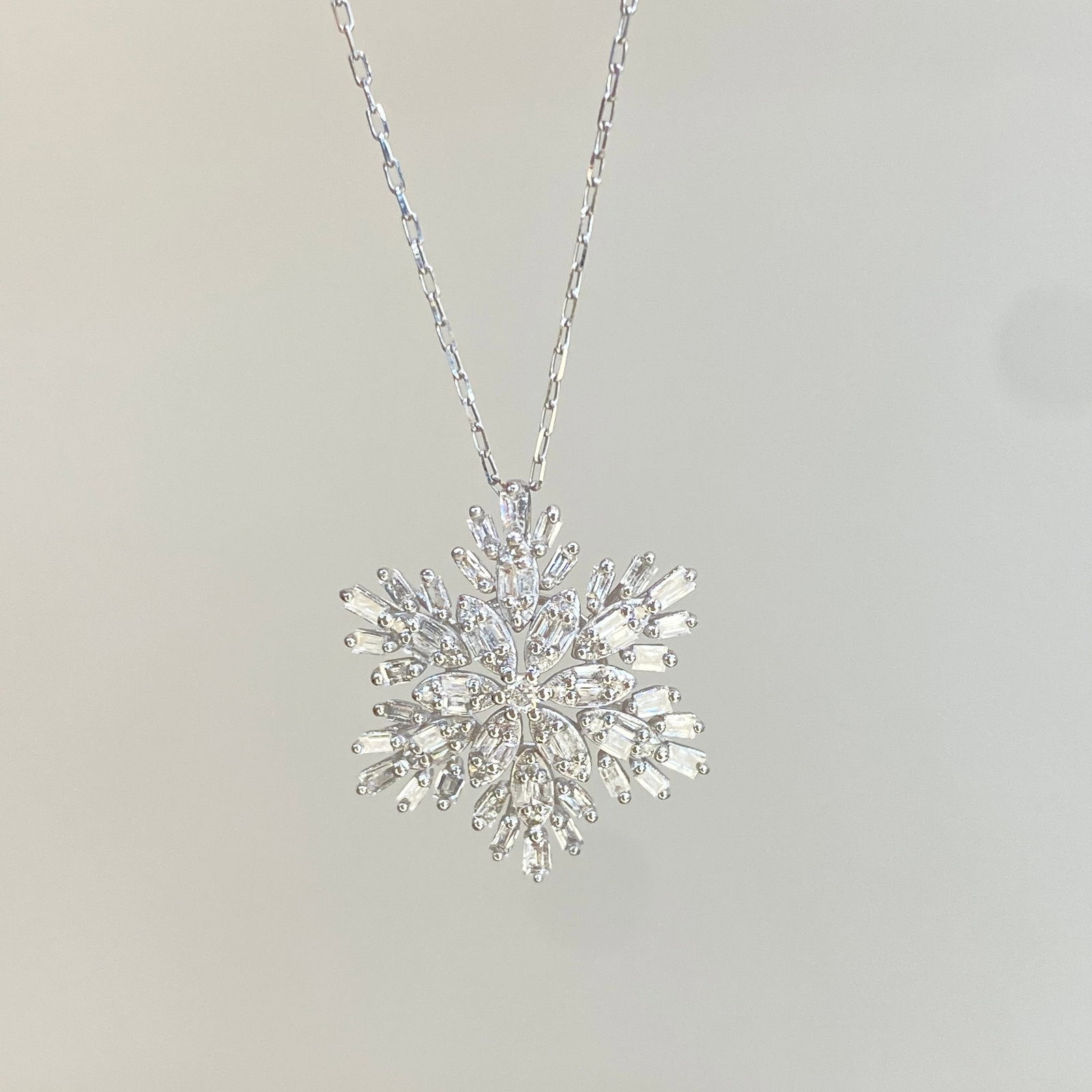 14k Gold 0.45 Ct Natural H Diamond Pendant( Without Chain ) - 4