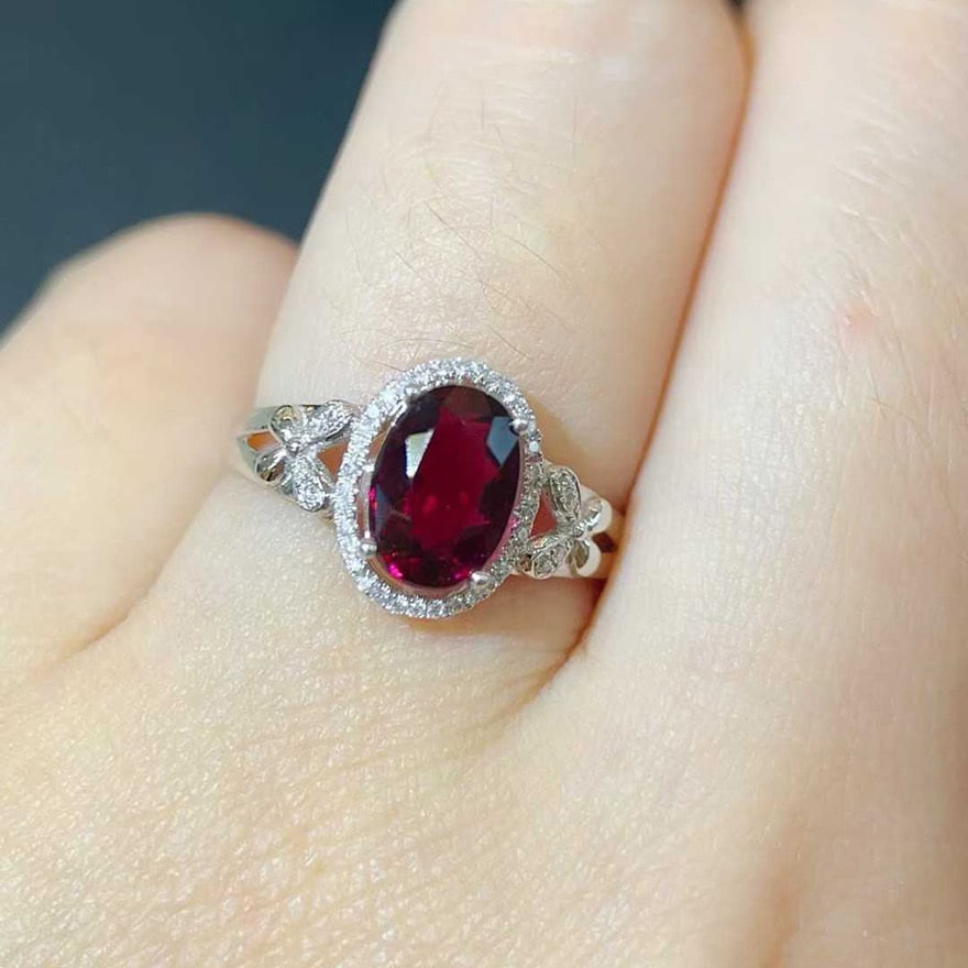 14k Gold 1.62 Ctw Natural Tourmaline & Diamond Ring - 5