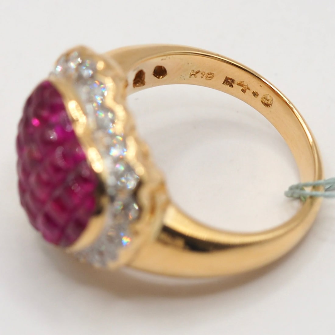14k Gold 3.32 Ctw Natural Ruby & Diamond Ring - 3
