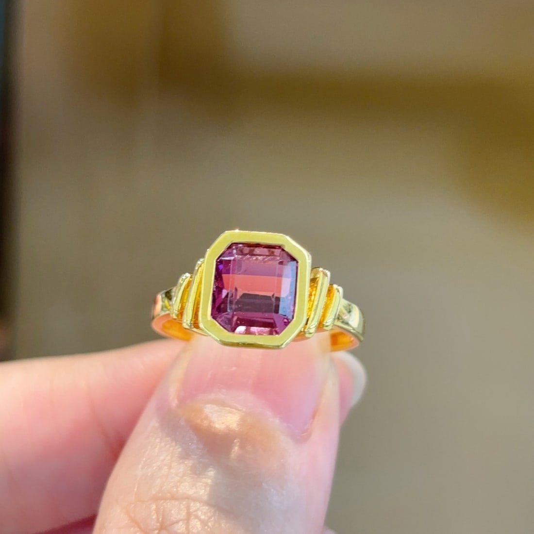 14k Gold 2.8 Ct Natural Tourmaline Ring - 2